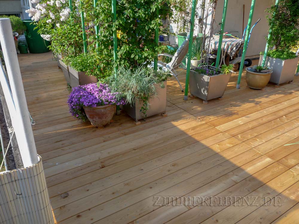 Dachterrasse in Würzburg