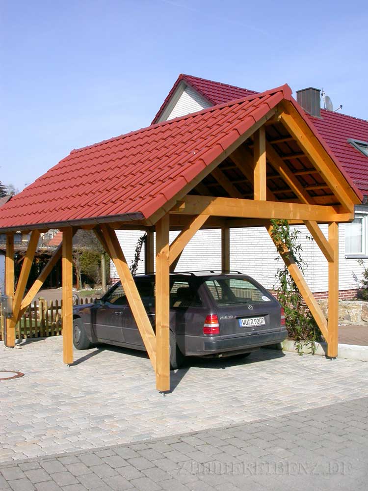 Carport mit Satteldach in Bergtheim